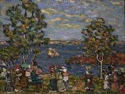 Maurice Brazil Prendergast Seashore, Crepuscule oil on canvas